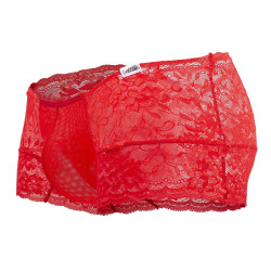 CandyMan Shorty en Dentelle Veno Rouge